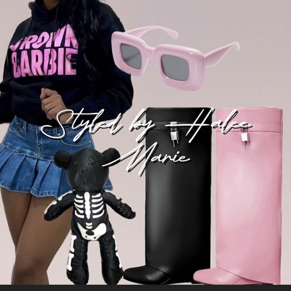 Men|women Teddy Bear|skeleton |punk style |Backpack - Picture 3 of 9